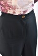 VINTAGE 00S WIDE LEG TROUSERS IN BLACK