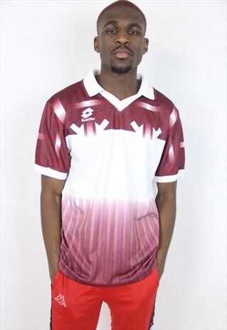 VINTAGE 90'S LOTTO PATTERNED JERSEY