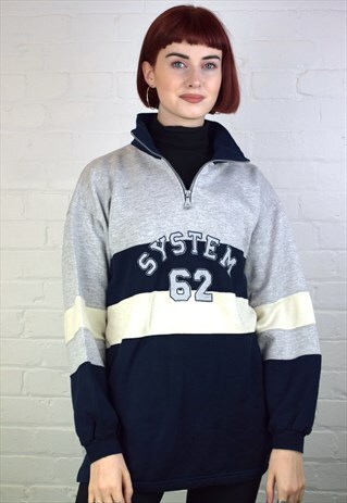 VINTAGE 90'S 1/4 ZIP SWEATSHIRT