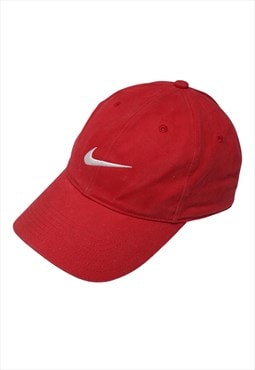 Vintage Nike Red Baseball Cap Mens