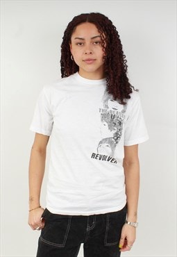 "Vintage the beatless revolver white graphic t shirt