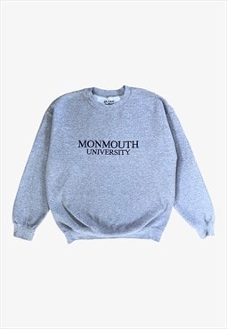 Men's Gildan Monmouth University Spell Out Sweatshirt