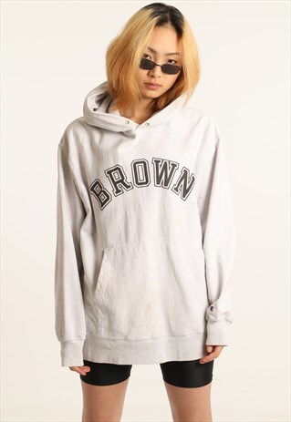 VINTAGE CHAMPION PRINTED HOODIE