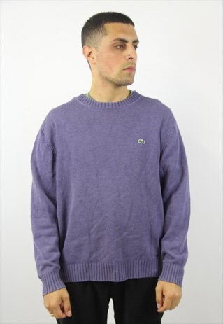 VINTAGE LACOSTE PURPLE JUMPER