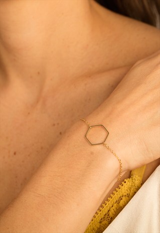 EMILY HEXAGON BRACELET