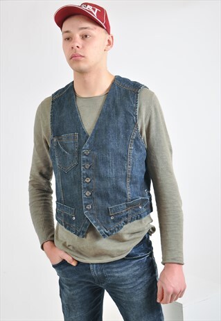 VINTAGE 90'S DENIM VEST