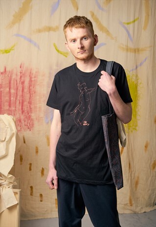 BLACK NUDES SKETCH T-SHIRT