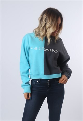 CROPPED SWEATSHIRT JUMPER OVERSIZED BICH REBORN HYBRID (BVDH