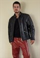 VINTAGE LEATHER BIKER JACKET