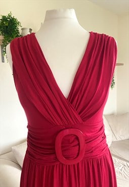 Y2K Red O Ring Dress