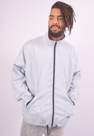 VINTAGE TRACKSUIT TOP JACKET GREY