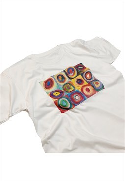 Kandinsky Squares with Concentric Circles T-Shirt