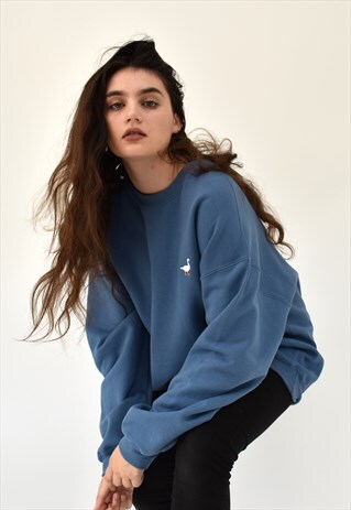 G&G UNISEX INDIGO GOOSE SWEAT