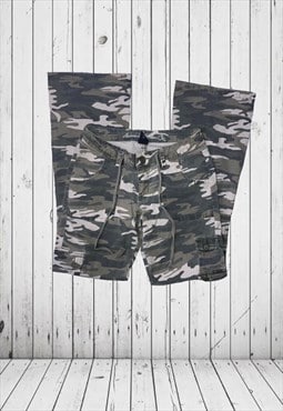 vintage y2k 90s camouflage trousers  