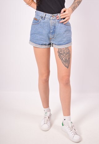 VINTAGE WRANGLER DENIM SHORTS BLUE
