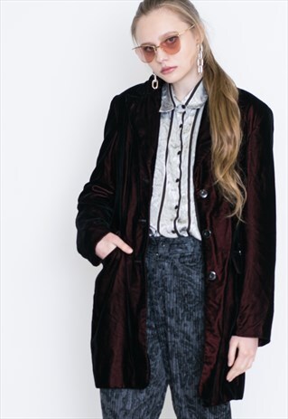 VINTAGE MAROON RETRO JACKET