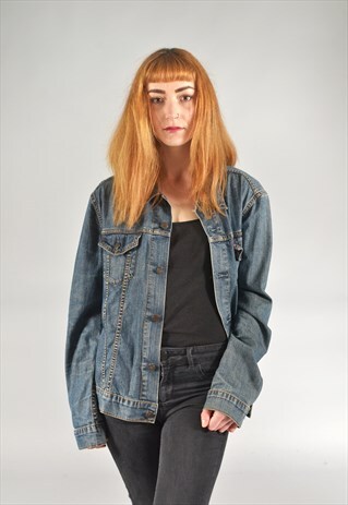 VINTAGE LEVI'S 70590 DARK BLUE DENIM JACKET