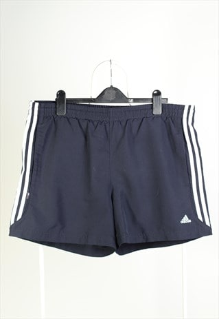 Vintage Adidas Sports Logo Shorts Navy