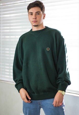 VINTAGE TOMMY HILFIGER JUMPER SWEATER LOGO 90S XL 31.1