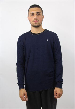 VINTAGE RALPH LAUREN NAVY JUMPER