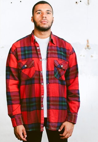 VINTAGE FLANNEL JACKET SHIRT