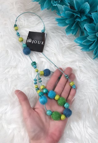 BOHO BEADED FESTIVAL NECKLACE