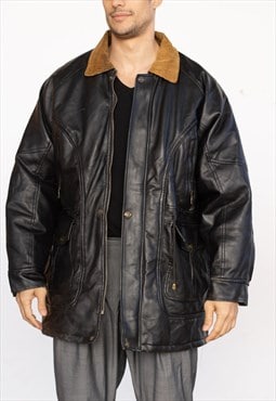 Vintage  Jacket Mac 90s style in Black XL