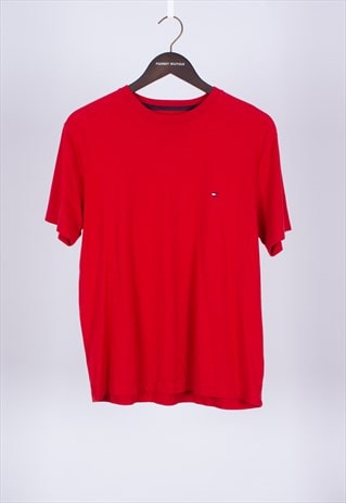 VINTAGE 90S RED CLASSIC T-SHIRT TOMMY HILFIGER
