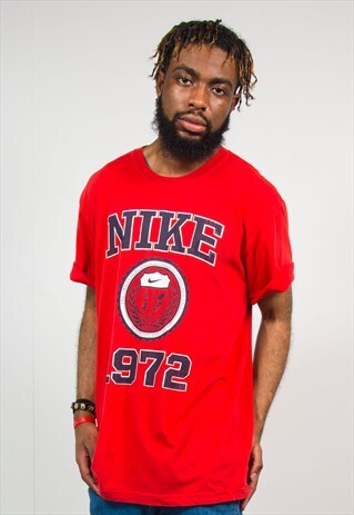 NIKE RETRO RED CREW NECK T-SHIRT
