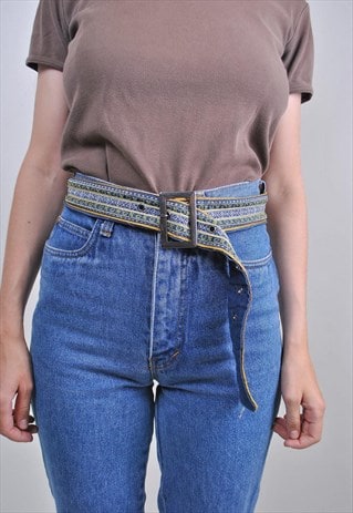 VINTAGE ARABIC PATTERN ASIAN NATIONAL STYLE BELT