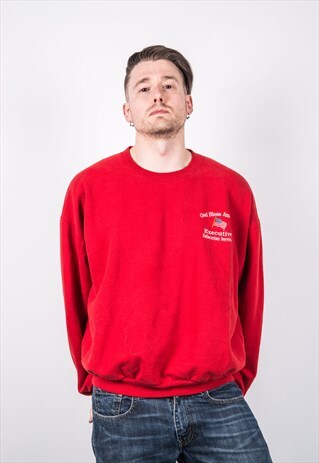 VINTAGE 1990S RED SWEATER