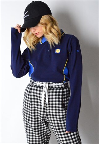 BLUE WORKWEAR LONG SLEEVE POLO SHIRT