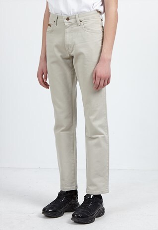 VINTAGE BEIGE WRANGLER DENIM JEANS