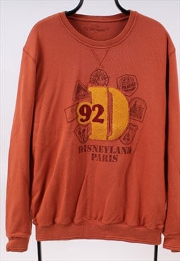 vintage 1992 Disneyland paris orange sweatshirt