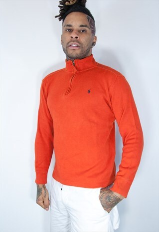 RALPH LAUREN 1/4 ZIP SWEATSHIRT