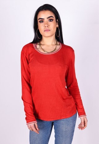 VINTAGE LOW SCOOP NECK KNIT JUMPER K703