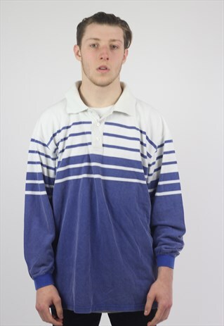 VINTAGE LONG SLEEVE POLO-SHIRT