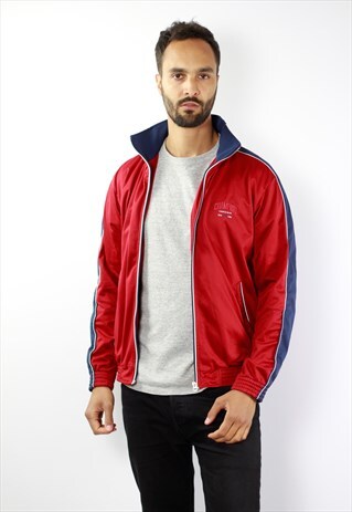 CHAMPION WINDBREAKER CHAMPION TRACK JACKET RED