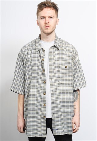 VINTAGE AZTEC PATTERNED SHIRT