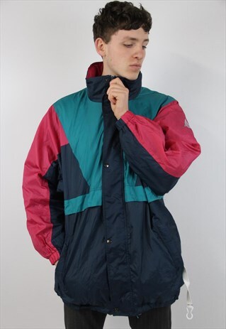 VINTAGE PATTERNED 90S SHELL JACKET