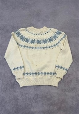 Dale of Norway Knitted Jumper Abstract Patterned Knit