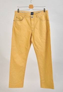 Vintage 00s jeans in yellow 