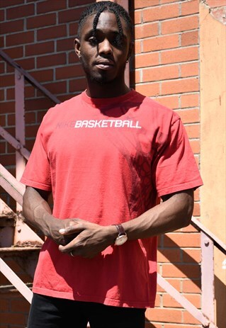 NIKE BASKETBALL RED T-SHIRT