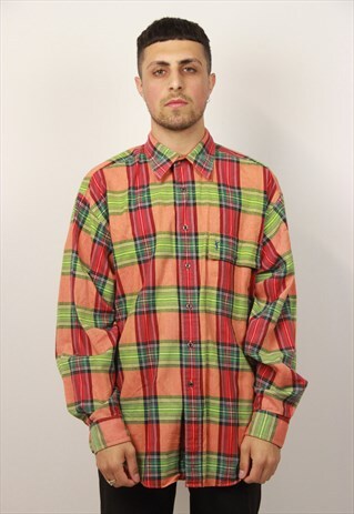 VINTAGE YVES SAINT LAURENT CHECK SHIRT