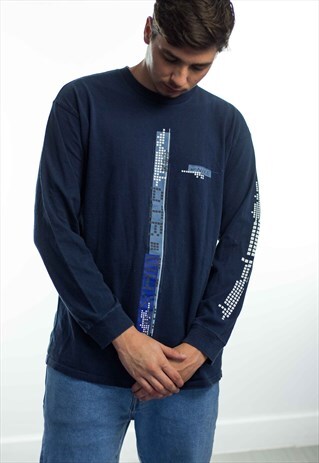VINTAGE NIKE T-SHIRT AIR MAX LOGO 90S L 10
