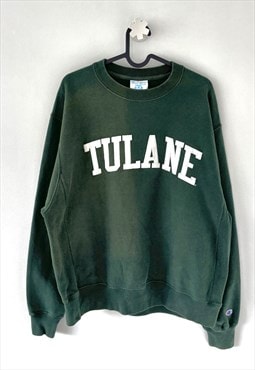 Vintage champion tulane reverse weave sweatshirt large 