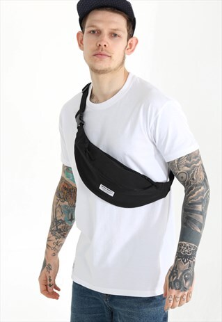 BLACK BUM BAG