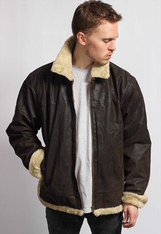 VINTAGE SUEDE SHEEPSKIN JACKET