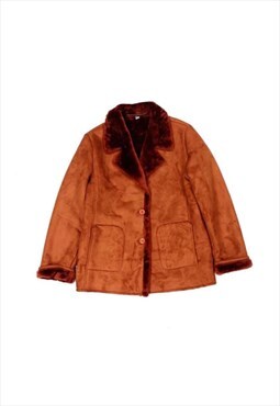 Vintage faux shearling jacket