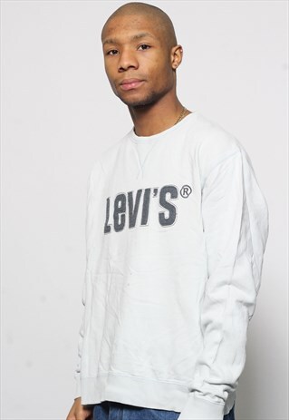 VINTAGE LEVIS LOGO SWEATSHIRT WHITE